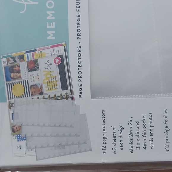 NWT Happy Planner Happy Memory Keeping Page Protectors 12 Sheets - Picture 3 of 5